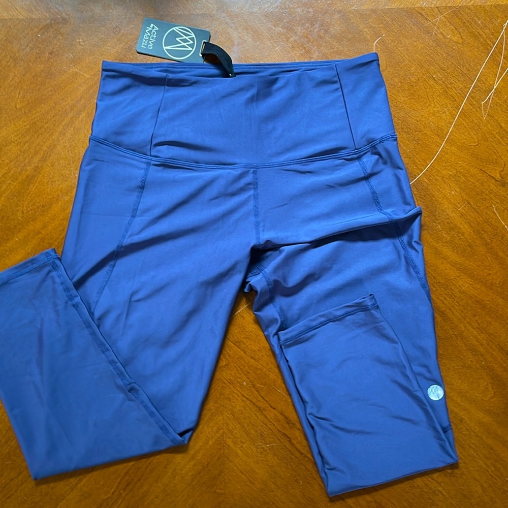 Mazu swimming,, capri leggings navy XL